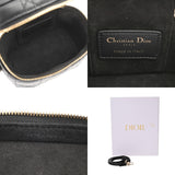 CHRISTIAN DIOR クリスチャンディオール マイクロヴァニティ ブラック レディース ラムスキン バニティバッグ Aランク 中古 銀蔵