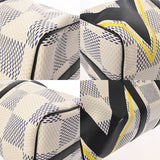 LOUIS VUITTON ルイヴィトン ダミエ ダミエコースト キーポルバンドリエール40 2017年 アメリカズカップ ホワイト M57845 メンズ レザー ボストンバッグ ABランク 中古 銀蔵