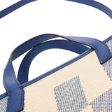 HERMES エルメス Hアンビエ PM 2WAY ブルーフランス U刻印(2022年頃) レディース キャンバス ハンドバッグ Aランク 中古 銀蔵