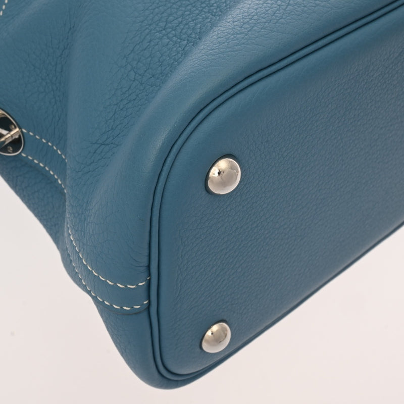 HERMES エルメス ボリード 31 2WAY ブルージーン □K刻印(2007年頃) レディース トリヨンクレマンス ハンドバッグ ABランク 中古 銀蔵