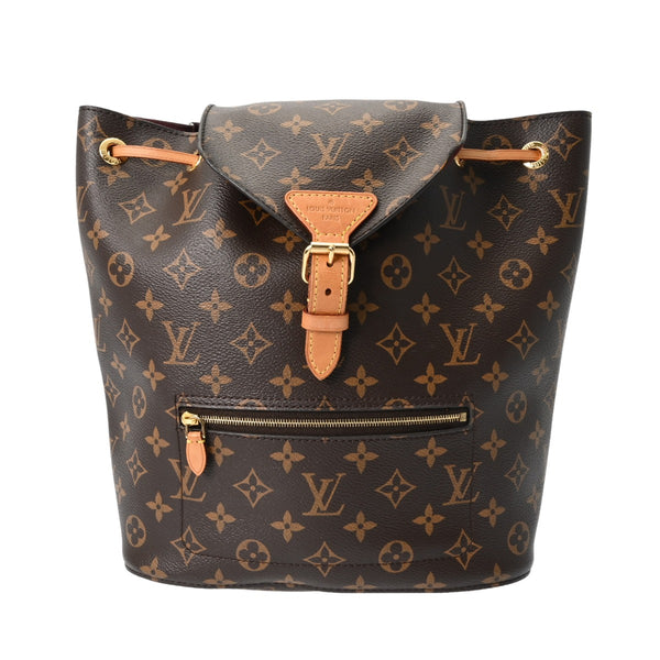 LOUIS VUITTON ルイヴィトン モノグラム モンスリー ブラウン M43431 ユニセックス モノグラムキャンバス リュック・デイパック Bランク 中古 銀蔵