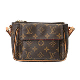 LOUIS VUITTON ルイヴィトン モノグラム ヴィバシテ PM ブラウン M51165 レディース モノグラムキャンバス ショルダーバッグ Bランク 中古 銀蔵