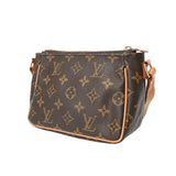 LOUIS VUITTON ルイヴィトン モノグラム ヴィバシテ PM ブラウン M51165 レディース モノグラムキャンバス ショルダーバッグ Bランク 中古 銀蔵