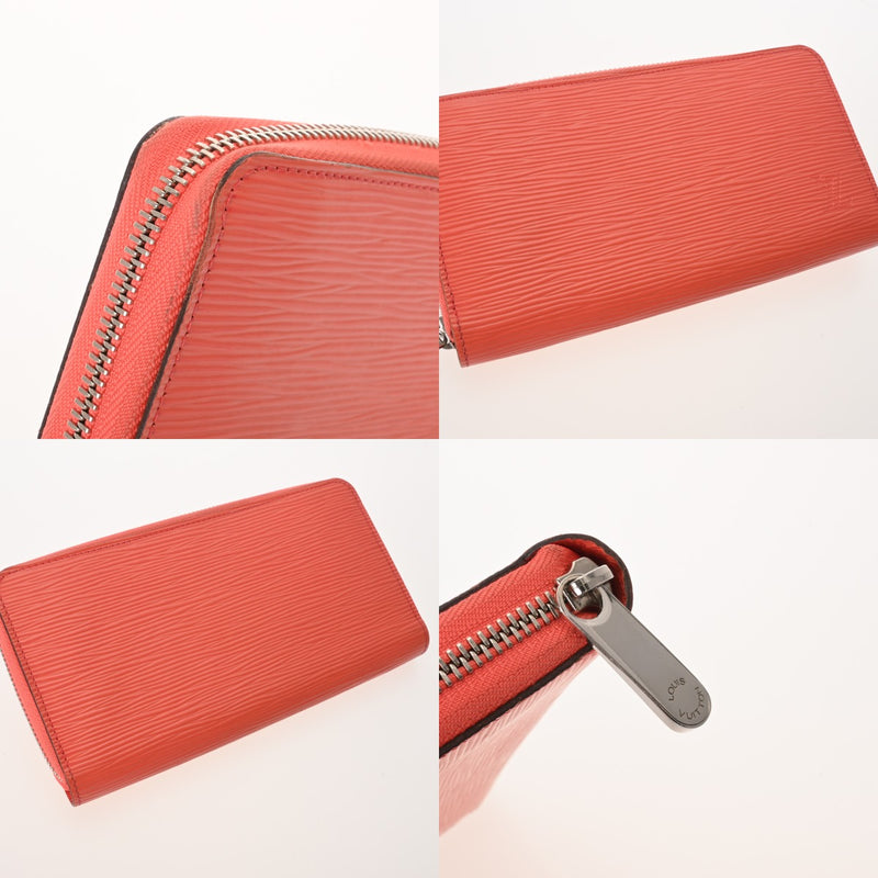 LOUIS VUITTON ルイヴィトン エピ ジッピーウォレット ポピーペタル M61548 レディース エピレザー 長財布 ABランク 中古 銀蔵