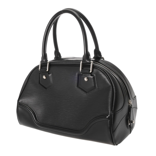 LOUIS VUITTON ルイヴィトン エピ ボーリングモンテーニュ PM ノワール M59322 レディース エピレザー ハンドバッグ ABランク 中古 銀蔵