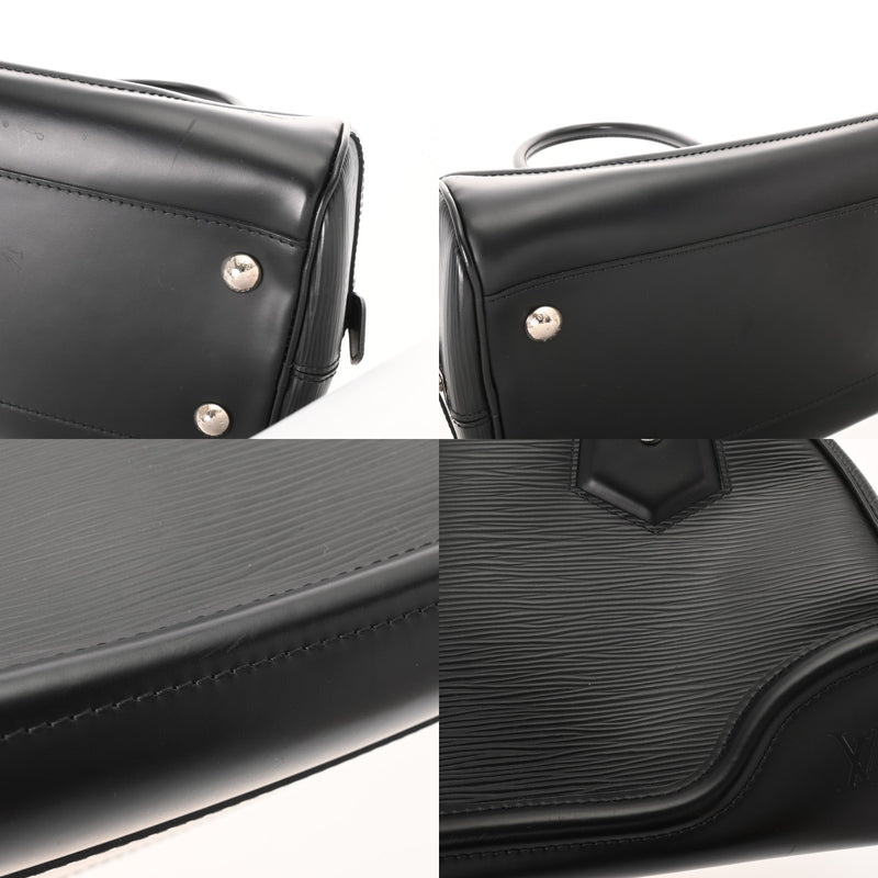 LOUIS VUITTON ルイヴィトン エピ ボーリングモンテーニュ PM ノワール M59322 レディース エピレザー ハンドバッグ ABランク 中古 銀蔵