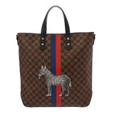 LOUIS VUITTON ルイヴィトン ダミエサバンナ チャップマンブラザーズ アトラストート ブラウン N42702 レディース ダミエキャンバス トートバッグ ABランク 中古 銀蔵