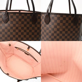 LOUIS VUITTON ルイヴィトン ダミエ ネヴァーフル MM ブラウン ローズバレリーヌ N41603 レディース ダミエキャンバス トートバッグ ABランク 中古 銀蔵