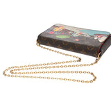 LOUIS VUITTON ルイヴィトン モノグラム ポシェットフェリシー ヴィヴィエンヌ ブラウン レディース モノグラムキャンバス ショルダーバッグ ABランク 中古 銀蔵