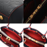 LOUIS VUITTON ルイヴィトン モノグラムアンプラント モンテーニュ BB 2WAY マリーヌルージュ M42747 レディース レザー ハンドバッグ Aランク 中古 銀蔵