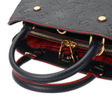 LOUIS VUITTON ルイヴィトン モノグラムアンプラント モンテーニュ BB 2WAY マリーヌルージュ M42747 レディース レザー ハンドバッグ Aランク 中古 銀蔵
