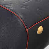 LOUIS VUITTON ルイヴィトン モノグラムアンプラント モンテーニュ BB 2WAY マリーヌルージュ M42747 レディース レザー ハンドバッグ Aランク 中古 銀蔵