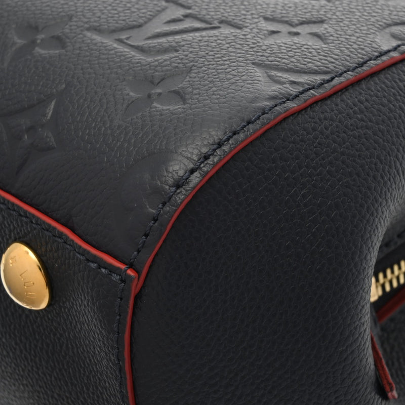 LOUIS VUITTON ルイヴィトン モノグラムアンプラント モンテーニュ BB 2WAY マリーヌルージュ M42747 レディース レザー ハンドバッグ Aランク 中古 銀蔵