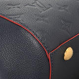 LOUIS VUITTON ルイヴィトン モノグラムアンプラント モンテーニュ BB 2WAY マリーヌルージュ M42747 レディース レザー ハンドバッグ Aランク 中古 銀蔵