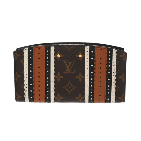 LOUIS VUITTON ルイヴィトン モノグラム ジッピースティーマ― ブラウン M62873 ユニセックス モノグラムキャンバス 長財布 ABランク 中古 銀蔵