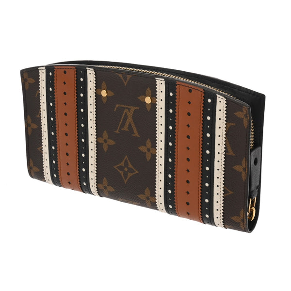 LOUIS VUITTON ルイヴィトン モノグラム ジッピースティーマ― ブラウン M62873 ユニセックス モノグラムキャンバス 長財布 ABランク 中古 銀蔵
