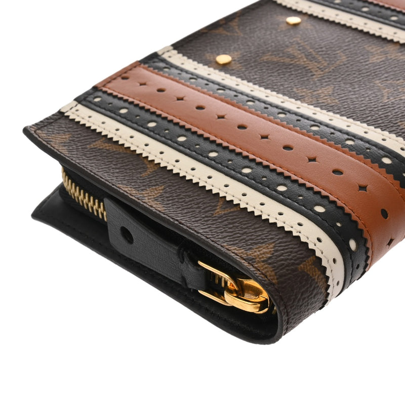LOUIS VUITTON ルイヴィトン モノグラム ジッピースティーマ― ブラウン M62873 ユニセックス モノグラムキャンバス 長財布 ABランク 中古 銀蔵
