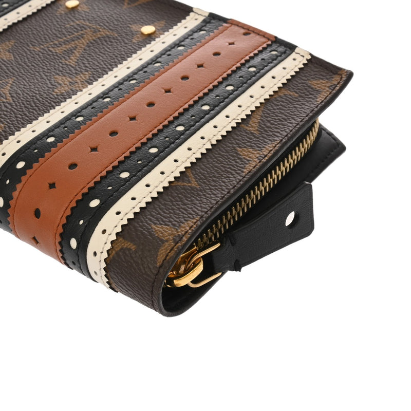 LOUIS VUITTON ルイヴィトン モノグラム ジッピースティーマ― ブラウン M62873 ユニセックス モノグラムキャンバス 長財布 ABランク 中古 銀蔵