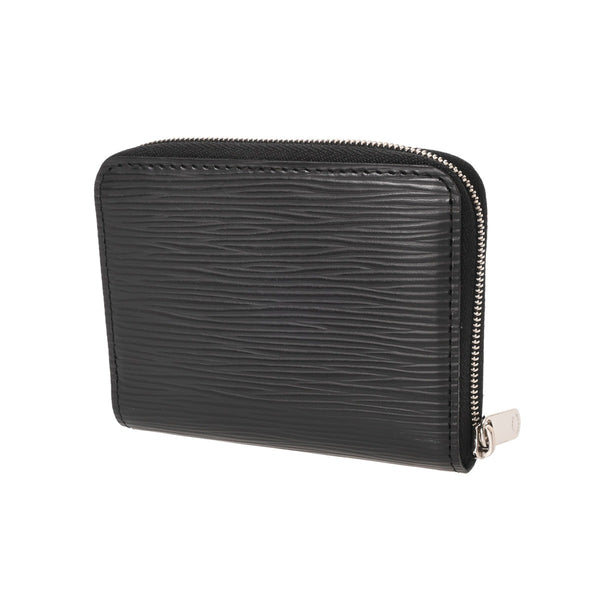 LOUIS VUITTON ルイヴィトン エピ ジッピーコインパース ノワール M60152 ユニセックス エピレザー コインケース Aランク 中古 銀蔵