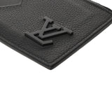 LOUIS VUITTON ルイヴィトン アエログラム コインカードホルダー ノワール M82068 メンズ レザー コインケース ABランク 中古 銀蔵