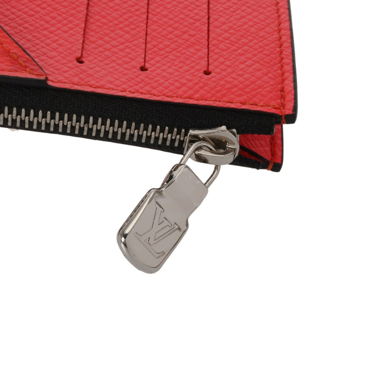 LOUIS VUITTON ルイヴィトン タイガラマ コインカードホルダー ルージュ M30271 メンズ レザー モノグラムキャンバス コインケース Aランク 中古 銀蔵