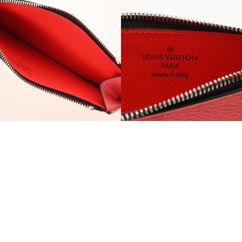 LOUIS VUITTON ルイヴィトン タイガラマ コインカードホルダー ルージュ M30271 メンズ レザー モノグラムキャンバス コインケース Aランク 中古 銀蔵