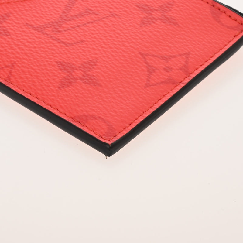 LOUIS VUITTON ルイヴィトン タイガラマ コインカードホルダー ルージュ M30271 メンズ レザー モノグラムキャンバス コインケース Aランク 中古 銀蔵