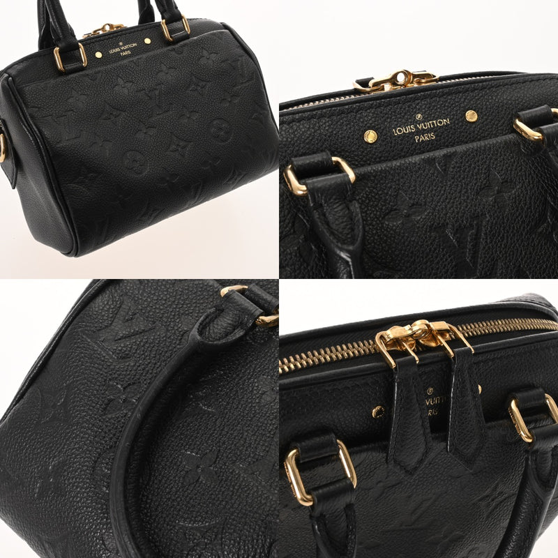 LOUIS VUITTON ルイヴィトン モノグラムアンプラント スピーディ バンドリエール 20 2WAY ノワール M46234 レディース レザー ハンドバッグ ABランク 中古 銀蔵