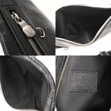 LOUIS VUITTON ルイヴィトン タイガラマ デュオスリングバッグ ブラック M30936 メンズ モノグラムキャンバス レザー ボディバッグ Aランク 中古 銀蔵