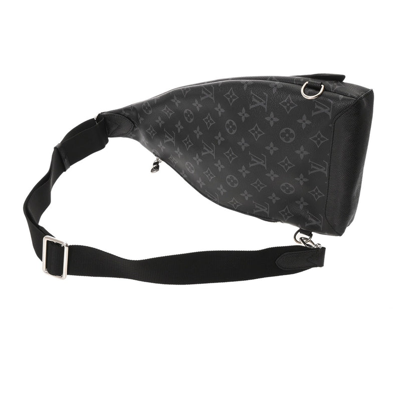 LOUIS VUITTON ルイヴィトン タイガラマ デュオスリングバッグ ブラック M30936 メンズ モノグラムキャンバス レザー ボディバッグ Aランク 中古 銀蔵