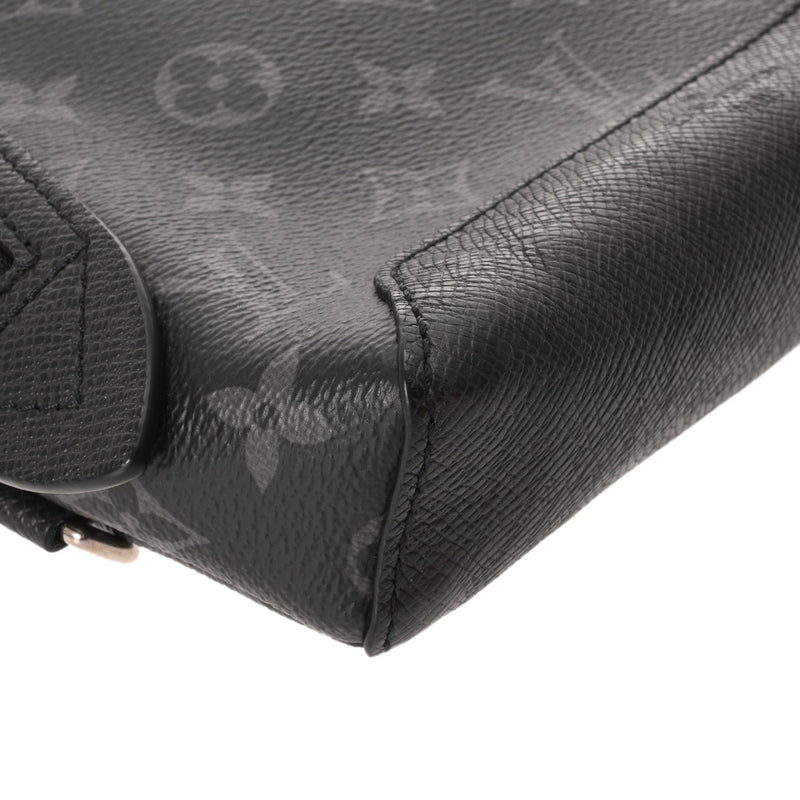 LOUIS VUITTON ルイヴィトン タイガラマ デュオスリングバッグ ブラック M30936 メンズ モノグラムキャンバス レザー ボディバッグ Aランク 中古 銀蔵