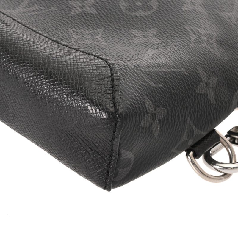 LOUIS VUITTON ルイヴィトン タイガラマ デュオスリングバッグ ブラック M30936 メンズ モノグラムキャンバス レザー ボディバッグ Aランク 中古 銀蔵