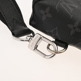 LOUIS VUITTON ルイヴィトン タイガラマ デュオスリングバッグ ブラック M30936 メンズ モノグラムキャンバス レザー ボディバッグ Aランク 中古 銀蔵