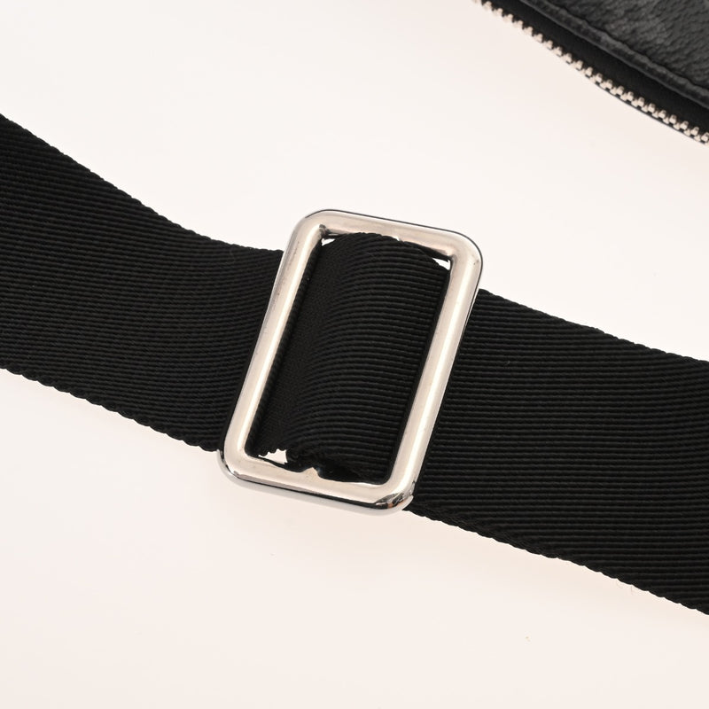 LOUIS VUITTON ルイヴィトン タイガラマ デュオスリングバッグ ブラック M30936 メンズ モノグラムキャンバス レザー ボディバッグ Aランク 中古 銀蔵