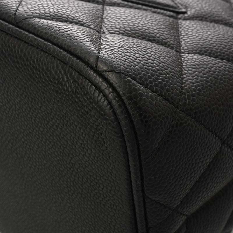 CHANEL シャネル 復刻トート ブラック A01804 レディース キャビアスキン トートバッグ Aランク 中古 銀蔵