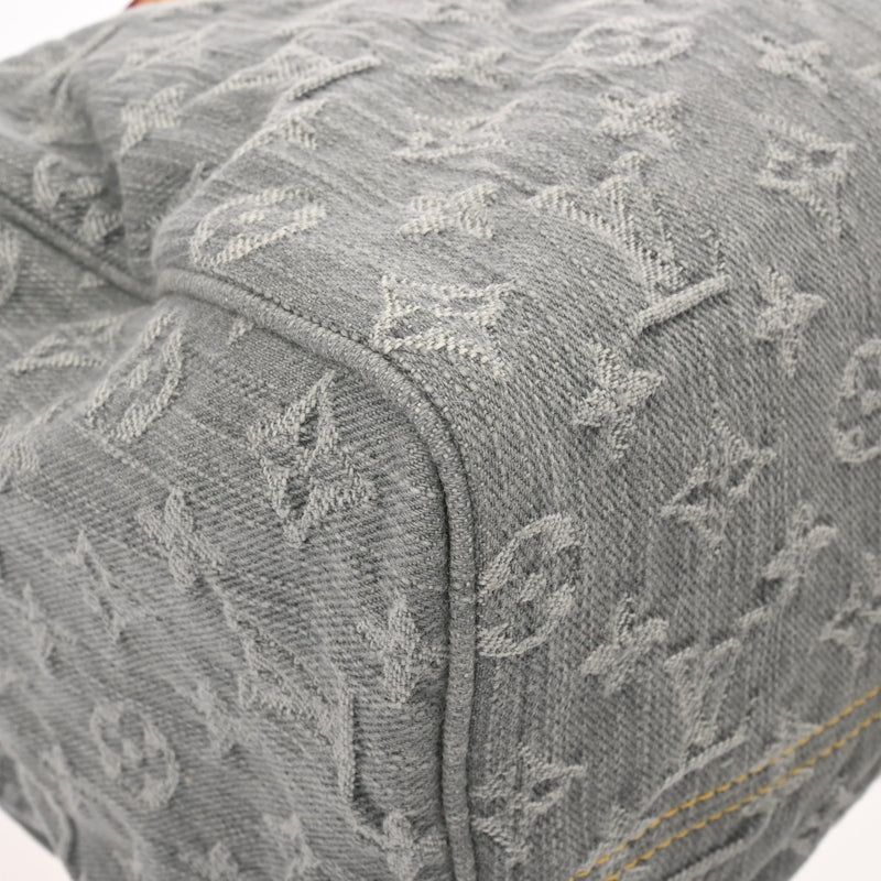 LOUIS VUITTON ルイヴィトン モノグラムデニム スピーディソフト 30 ブルー M13344 レディース デニム ハンドバッグ 未使用 銀蔵