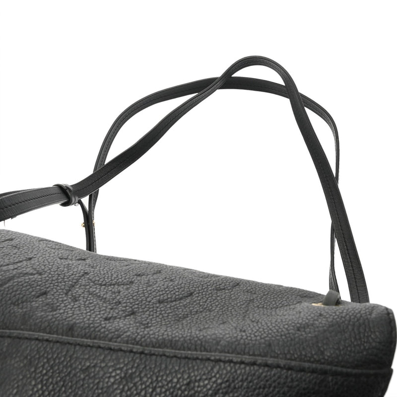 LOUIS VUITTON ルイヴィトン モノグラムアンプラント モンスリ PM ノワール M45205 レディース レザー リュック・デイパック Bランク 中古 銀蔵