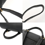 LOUIS VUITTON ルイヴィトン モノグラムアンプラント モンスリ PM ノワール M45205 レディース レザー リュック・デイパック Bランク 中古 銀蔵