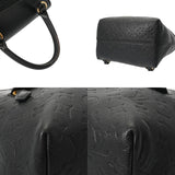 LOUIS VUITTON ルイヴィトン モノグラムアンプラント モンスリ PM ノワール M45205 レディース レザー リュック・デイパック Bランク 中古 銀蔵