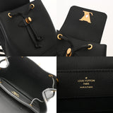 LOUIS VUITTON ルイヴィトン ロックミー MINI バックパック ノワール M54573 レディース レザー リュック・デイパック 新同 中古 銀蔵