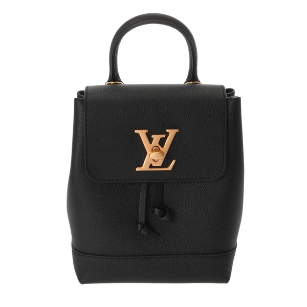 LOUIS VUITTON ルイヴィトン ロックミー MINI バックパック ノワール M54573 レディース レザー リュック・デイパック 新同 中古 銀蔵