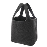 HERMES エルメス ピコタンロック PM グレー/ブラック Z刻印(2021年頃) レディース フェルト ヴォースイフト ハンドバッグ 新同 中古 銀蔵