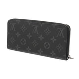 LOUIS VUITTON ルイヴィトン モノグラムエクリプス ジッピーウォレット ホリゾンタル ブラック/グレー M11611 メンズ モノグラムエクリプスキャンバス 長財布 Aランク 中古 銀蔵