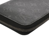 LOUIS VUITTON ルイヴィトン モノグラムエクリプス ジッピーウォレット ホリゾンタル ブラック/グレー M11611 メンズ モノグラムエクリプスキャンバス 長財布 Aランク 中古 銀蔵