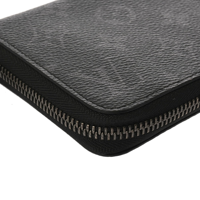 LOUIS VUITTON ルイヴィトン モノグラムエクリプス ジッピーウォレット ホリゾンタル ブラック/グレー M11611 メンズ モノグラムエクリプスキャンバス 長財布 Aランク 中古 銀蔵
