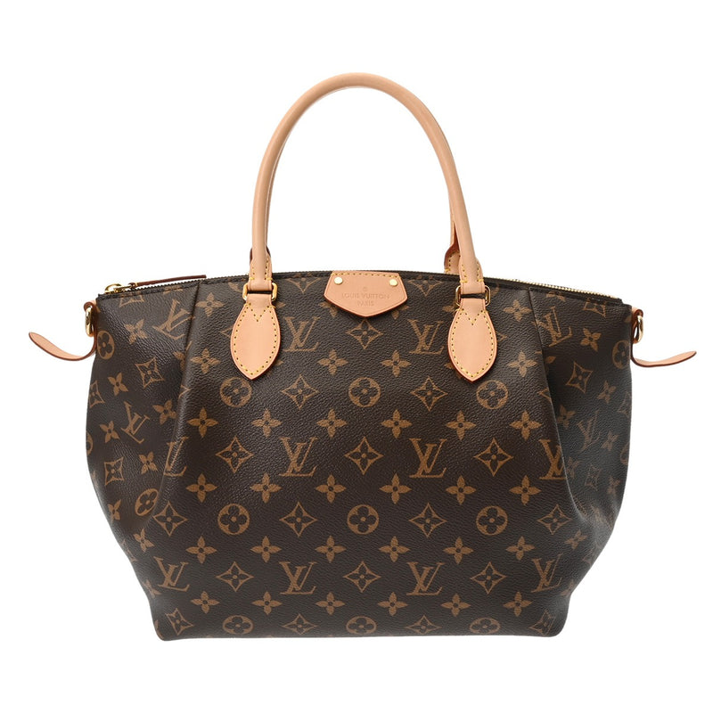 LOUIS VUITTON ルイヴィトン モノグラム テュレンMM 2WAY ブラウン M48814 レディース モノグラムキャンバス ハンドバッグ Aランク 中古 銀蔵