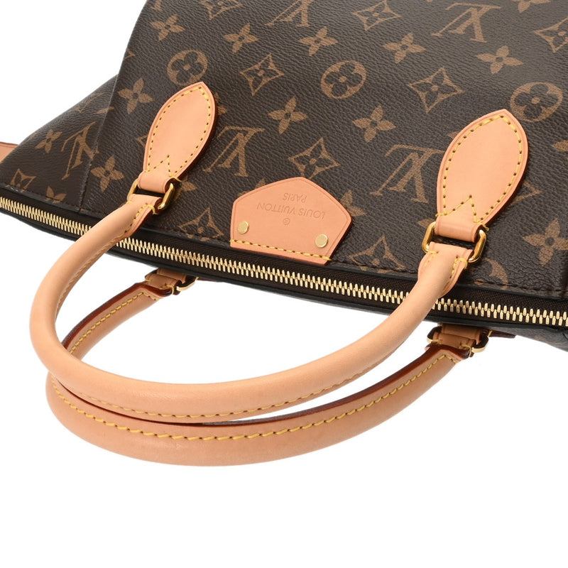 LOUIS VUITTON ルイヴィトン モノグラム テュレンMM 2WAY ブラウン M48814 レディース モノグラムキャンバス ハンドバッグ Aランク 中古 銀蔵
