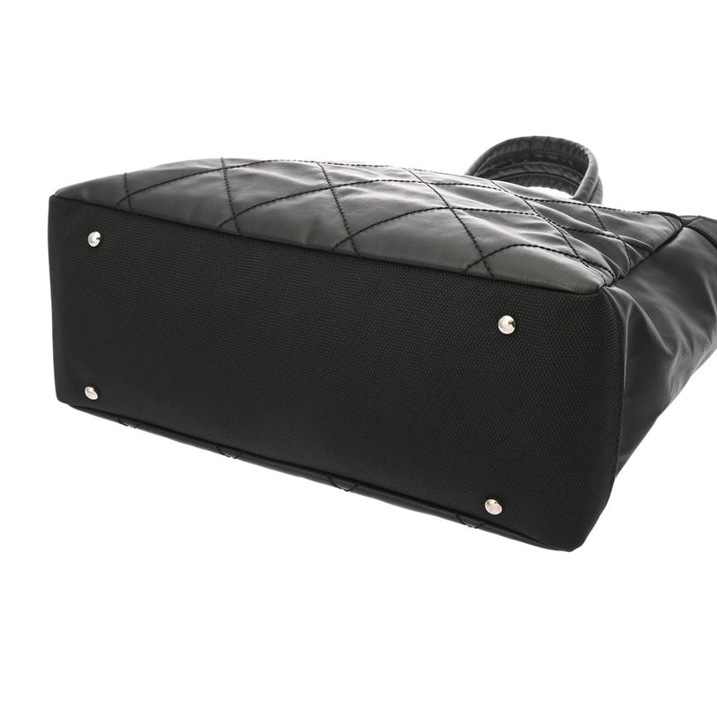 CHANEL シャネル パリビアリッツ トート MM ブラック A34209 レディース キャンバス/レザー トートバッグ Aランク 中古 銀蔵