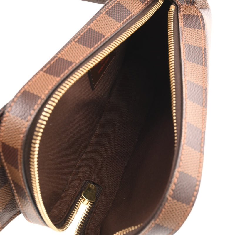 LOUIS VUITTON ルイヴィトン ダミエ ジェロニモス ブラウン N51994 メンズ ダミエキャンバス ボディバッグ 新同 中古 銀蔵