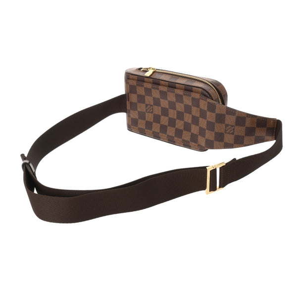 LOUIS VUITTON ルイヴィトン ダミエ ジェロニモス ブラウン N51994 メンズ ダミエキャンバス ボディバッグ 新同 中古 銀蔵